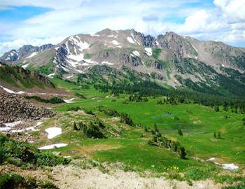 Hiking Eccles Pass Silverthorne Colorado View