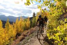 Insider Look: Mountain Biking the Peaks Trail Mountain Bikers on Trail